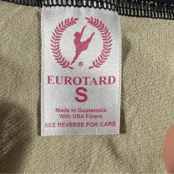 Eurtotard black small child leotard 4-6 Leotard - Picture 5 of 6